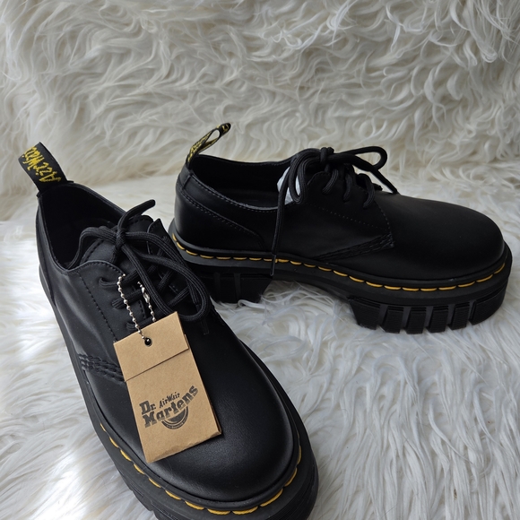Dr. Martens Shoes - Dr. Martens Black Platform Shoes